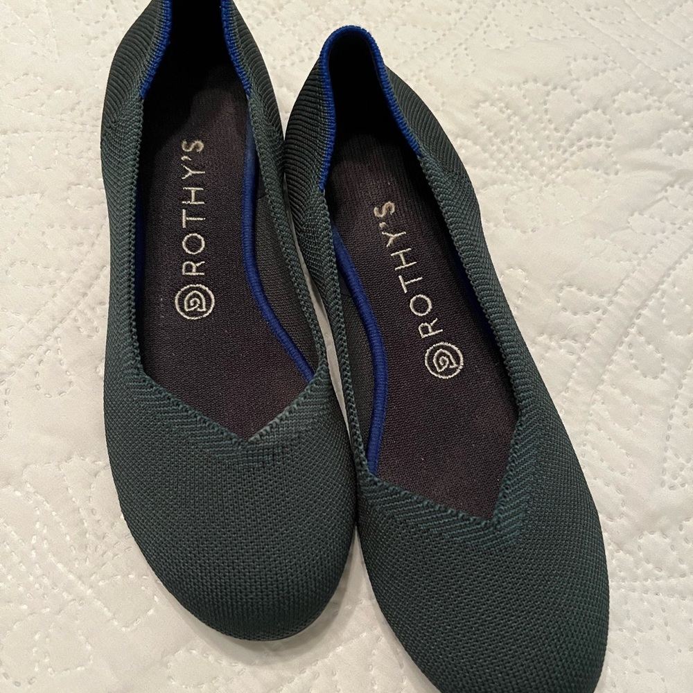 Rothy’s size 9 forest green